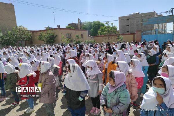 تقدیر از دانش‌آموزان فعال دبستان شهید‌سیفی شهرستان رباط کریم