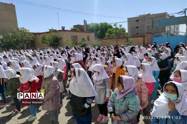 تقدیر از دانش‌آموزان فعال دبستان شهید‌سیفی شهرستان رباط کریم