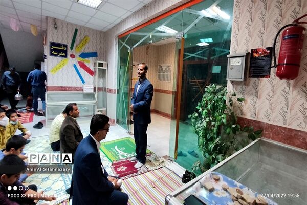 سفره مهمانی خدا در دبیرستان شهید مطهری  کاشمر