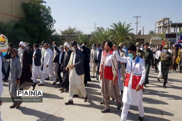 راهپیمایی روز قدس در ایرانشهر