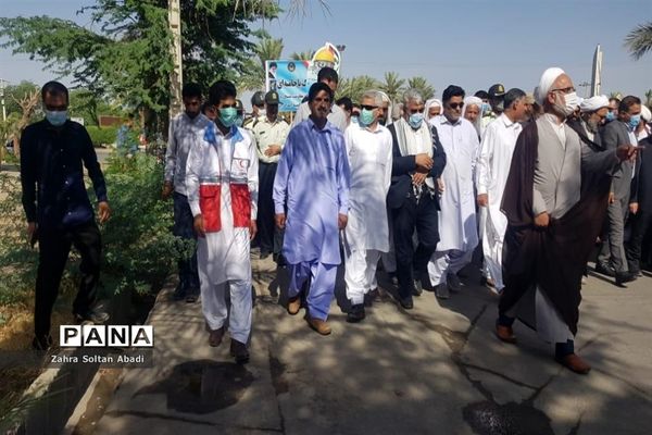 راهپیمایی روز قدس در ایرانشهر