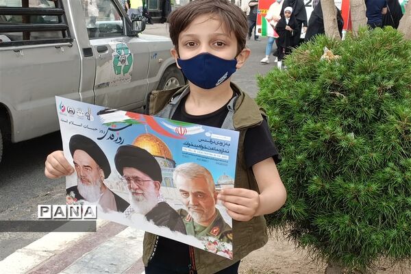 برگزاری راهپیمایی باشکوه روز جهانی قدس در شهرستان قدس