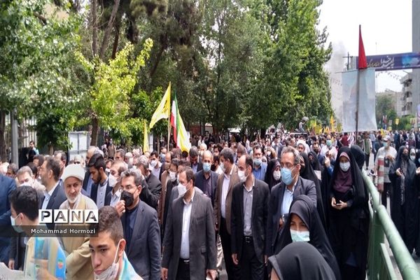 برگزاری با شکوه راهپیمایی روز قدس در تهران