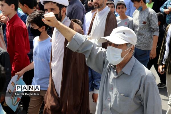 راهپیمایی روز قدس در مشهد مقدس