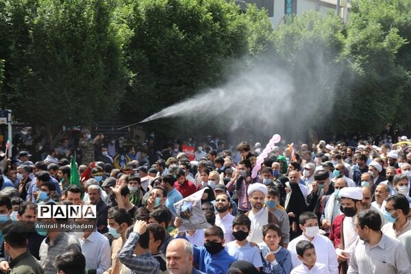 راهپیمایی روز قدس در مشهد مقدس
