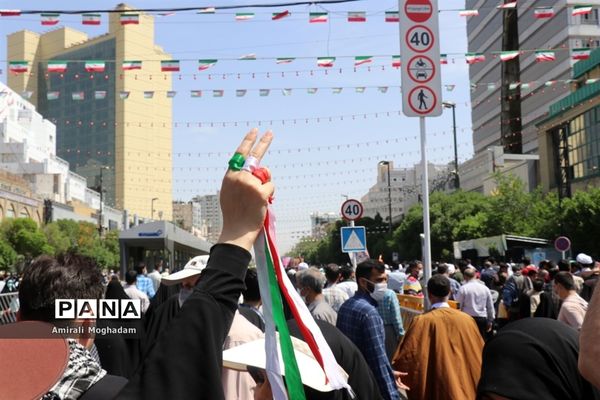 راهپیمایی روز قدس در مشهد مقدس