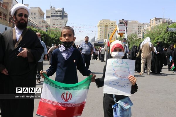 راهپیمایی روز قدس در مشهد مقدس