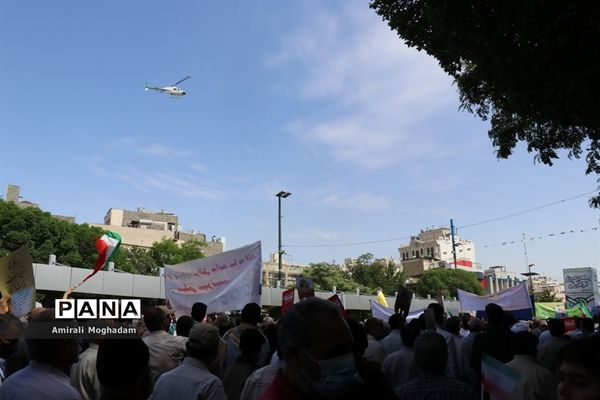 راهپیمایی روز قدس در مشهد مقدس