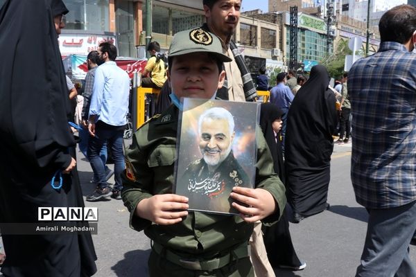 راهپیمایی روز قدس در مشهد مقدس