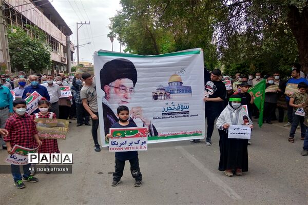 حماسه باشکوه مردم اندیمشک در راهپیمایی روزقدس