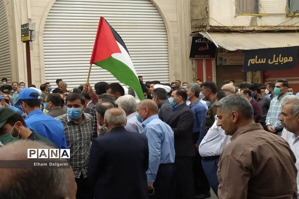 راهپیمایی روز قدس در شهرستان شوشتر
