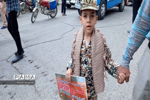 راهپیمایی روز قدس در شهرستان شوشتر