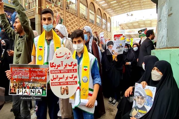 راهپیمایی روز قدس در اهواز