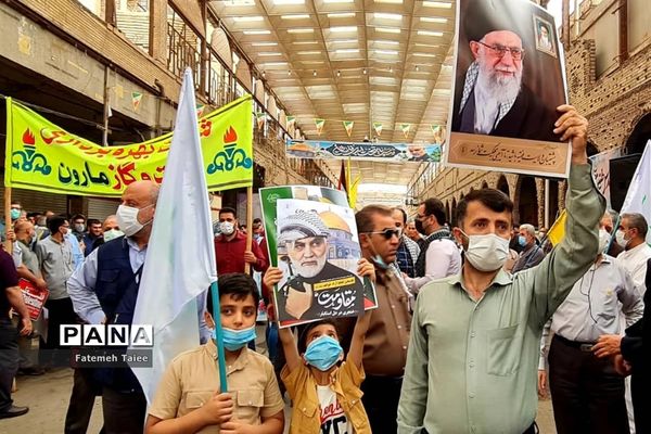 راهپیمایی روز قدس در اهواز