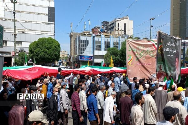 راهپیمایی روز قدس در مشهد مقدس - 2