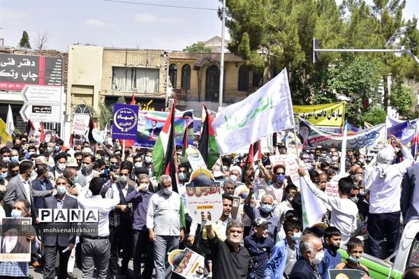 حضور پرشور مردم شهرستان بیرجند در راهپیمایی روز قدس
