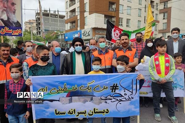 راهپیمایی روز قدس در رودهن