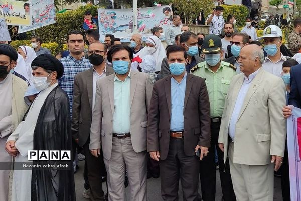 راهپیمایی روز قدس در رودهن