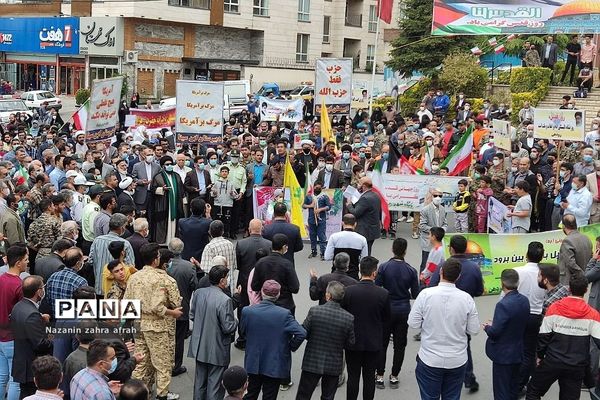 راهپیمایی روز قدس در رودهن