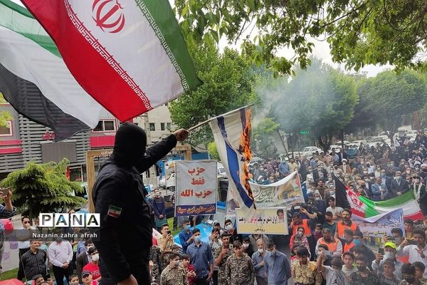 راهپیمایی روز قدس در رودهن