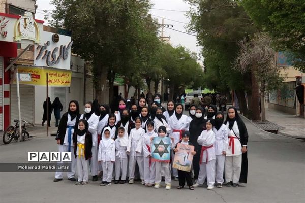 حماسه حضور مردم آباده در حمایت از مردم مظلوم فلسطین