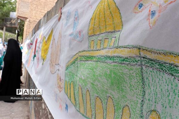 حماسه حضور مردم آباده در حمایت از مردم مظلوم فلسطین