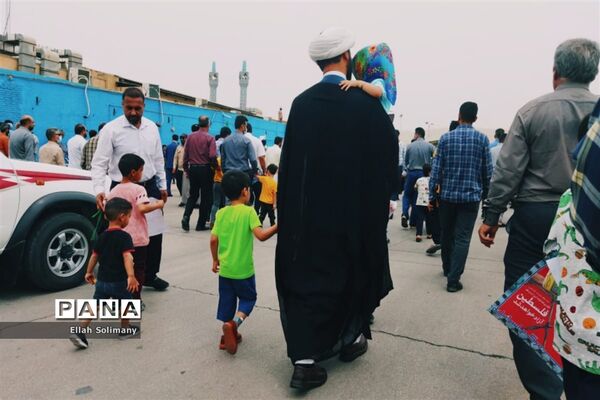 برگزاری باشکوه راهپیمایی  روز قدس در شهرستان امیدیه