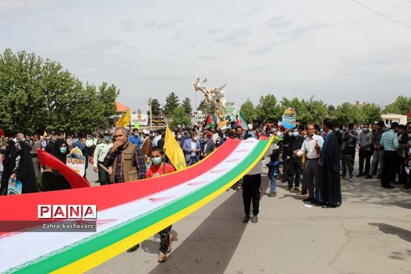 خروش مردم شهرستان بویراحمد در حمایت از مقاومت فلسطین