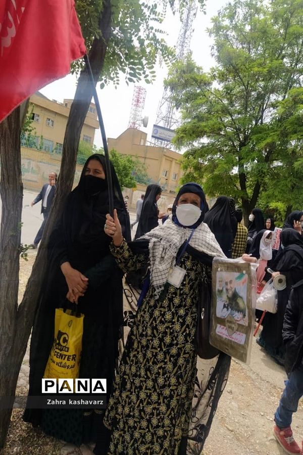 خروش مردم شهرستان بویراحمد در حمایت از مقاومت فلسطین