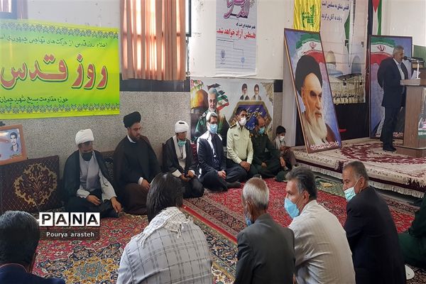 راهپیمایی روز قدس در شهرستان  خوسف