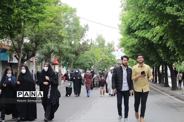 راهپیمایی روز قدس در همدان