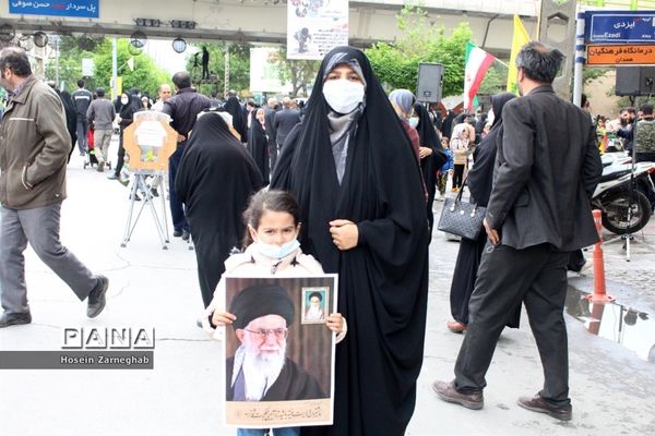 راهپیمایی روز قدس در همدان