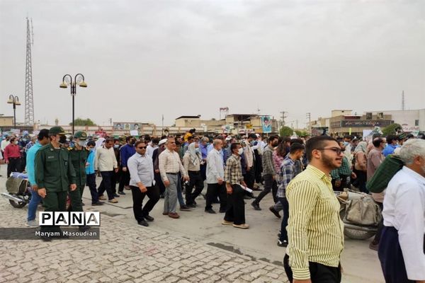 راهپیمایی روز جهانی قدس در برازجان