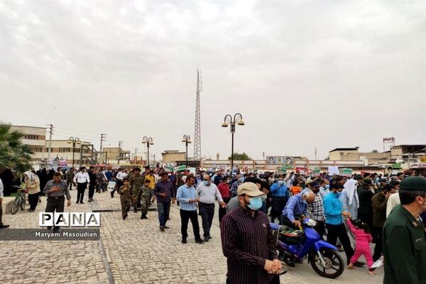 راهپیمایی روز جهانی قدس در برازجان