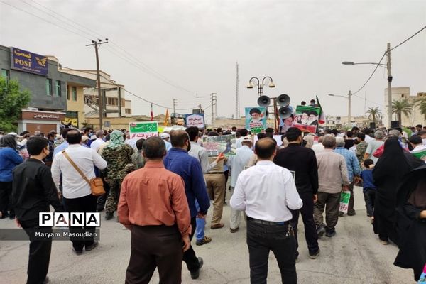 راهپیمایی روز جهانی قدس در برازجان