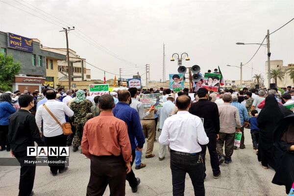 راهپیمایی روز جهانی قدس در برازجان
