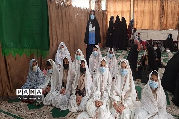 حضور دانش‌آموزان پیشتاز سازمان دانش‌آموزی منطقه آبپخش در راهپیمایی روز قدس