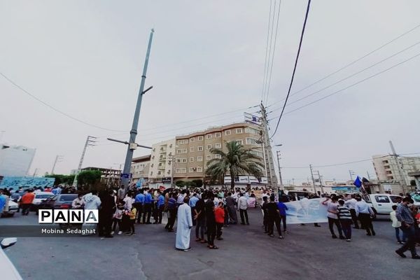 راهپیمایی روز جهانی قدس در عسلویه