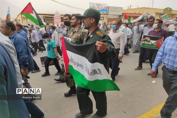 راهپیمایی روز جهانی قدس در اهرم تنگستان