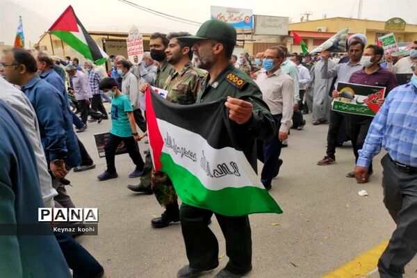 راهپیمایی روز جهانی قدس در اهرم تنگستان