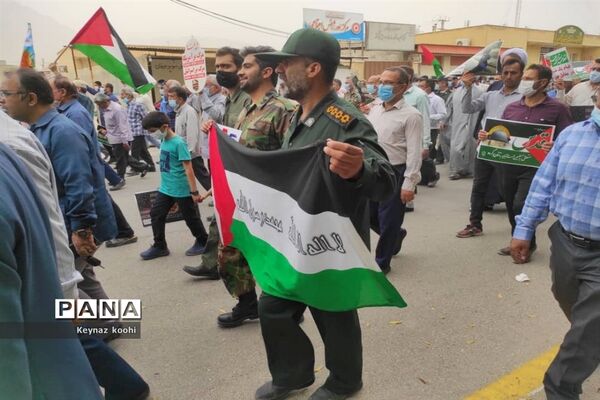 راهپیمایی روز جهانی قدس در اهرم تنگستان