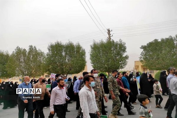 راهپیمایی روز جهانی قدس در اهرم تنگستان