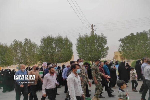 راهپیمایی روز جهانی قدس در اهرم تنگستان
