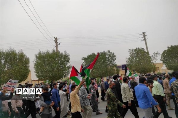 راهپیمایی روز جهانی قدس در اهرم تنگستان