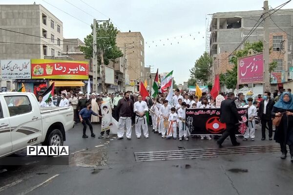 راهپیمایی روز جهانی قدس در استان البرز