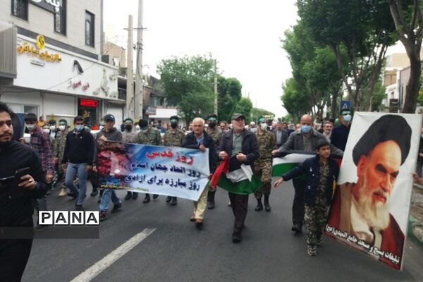 راهپیمایی روز جهانی قدس در استان البرز