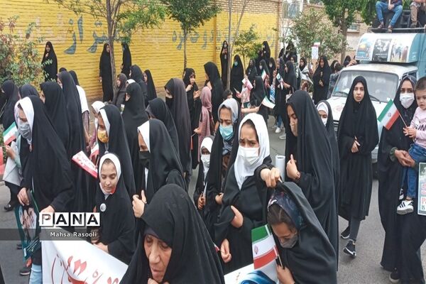 راهپیمایی روز قدس در شهرستان کهک قم