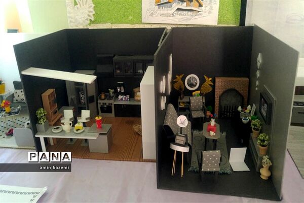 نمایشگاه هنرهای‌ دستی و دستاوردهای هنرجویان هنرستان بنت‌الهدی صدر شهرستان داراب