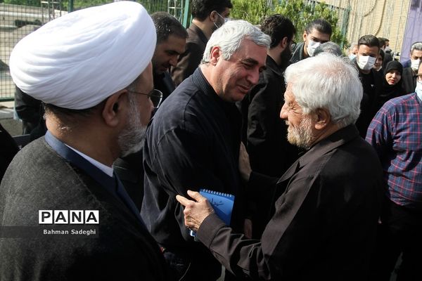 مراسم تشییع نادر طالب‌زاده