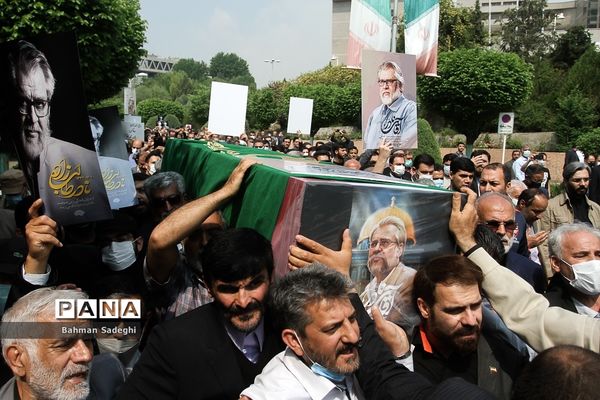 مراسم تشییع نادر طالب‌زاده